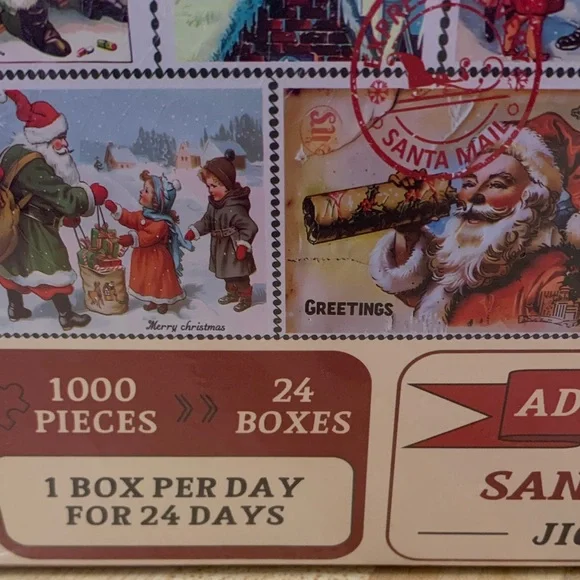 Santa Memories Advent Calendar Jigsaw Puzzle - Picture 2 of 5